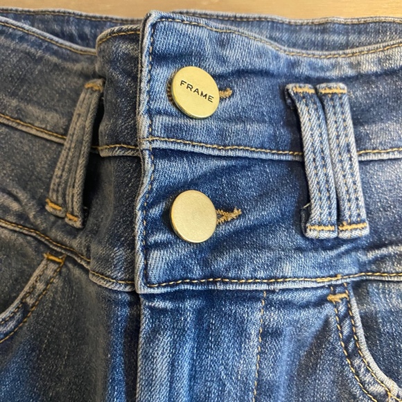 FRAME flare jeans with extended waistband & stretch., size 25 - Picture 2 of 13